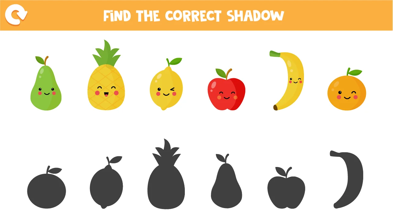 Game Find the Correct Shadow