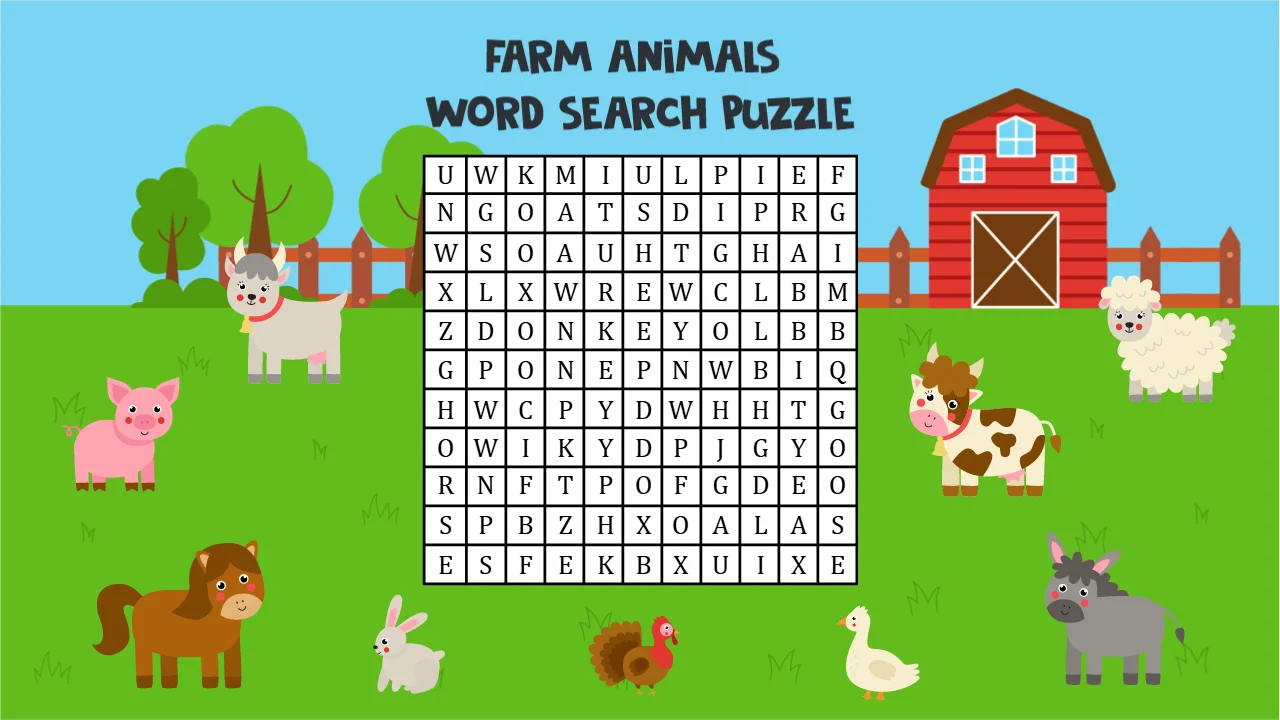 Game Word Search Puzzle